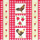 Landhaus Hahn Blau Cottage Chicks Blau oder Rot  33 x 33 cm