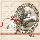 Christmas Letter Nostalgie Servietten