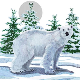 Snow Bear Eisbr Servietten