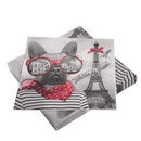 20 Servietten Mordu de Paris Napkins 33er 