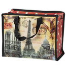 Paris Monuments Cabas Tasche mit Reissverschluss