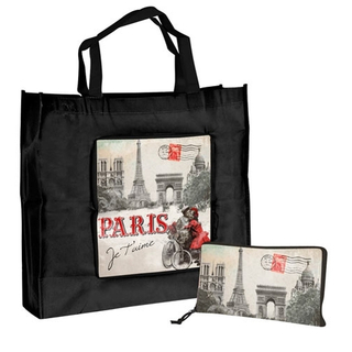 Paris je taime faltbare Tasche 