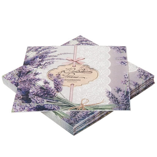 20 Servietten Lavande de Provence  Napkins 33er 