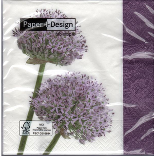 Allium Blume Lauch Lila  33 x 33 cm