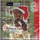 Hund Dackel Weihnachten Doggy christmas 33 x 33 cm