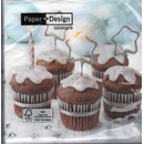 Weihnachts Muffins Xmas cupcakes 33 x 33 cm