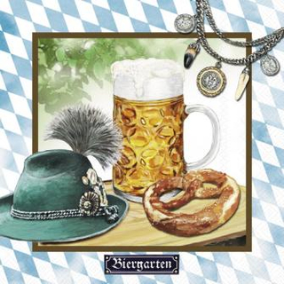 Bayern Biergarten Sweet Pac  33 x 33 cm