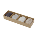 4 tlg. Kerzen Stones  Steine Wellness