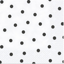 Modern Dots schwarze Punkte  33 x 33 cm