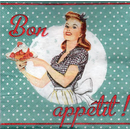Bon Appetit Miss 50  33 x 33 cm