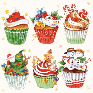 Weihnachts Christmas Cupcakes
