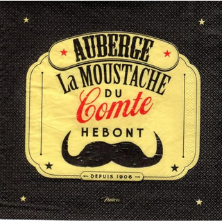 Schnurrbart La Moustache 33 x 33 cm