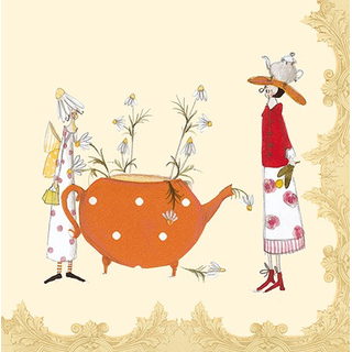 Teekanne Kamille 33 x 33 cm