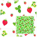 Elina Erdbeere oder Süsse Erdbeeren Servietten