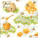 Honig Biene Bienenstock Bees 33x33 cm