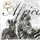 Zebra Wildlife Africa white 33x33 cm