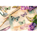 Tisch Set Postcard Schmetterling 4 tlg.  oder 6 tlg.