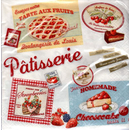 Frchte Kuchen Patisserie Vintage Home Coll. Fruits 33 x...