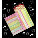 45 Stck Kaminhlzer Streichhlzer Pastel Pattern Paper+...