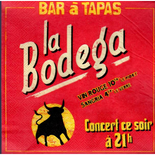 Bodega Tapas  33 x 33 cm