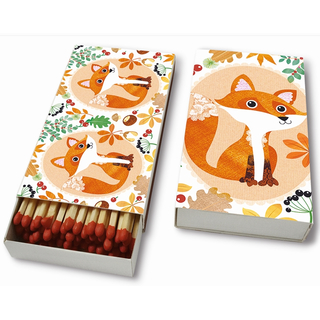 45 Stck Kaminhlzer Streichhlzer Fuchs Doux Renard  Paper+ Design