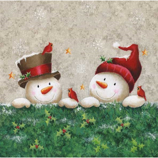 Snowman Friends 33er Servietten