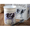 Porzellan Becher Mug  Bauernhof  Tiere Farmers Market 