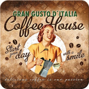 Coffee House Lady 1 tlg.  Untersetzer 