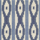 Ornament Traditional pattern blue 33 x 33 cm