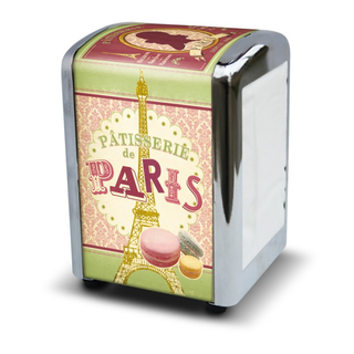 Patisserie de Paris  Retro Collection Servietten Spender Natives